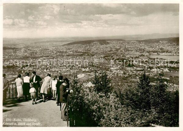 Uetliberg ZH Restaurant Uto Kulm Känzeli und Stadtbl
