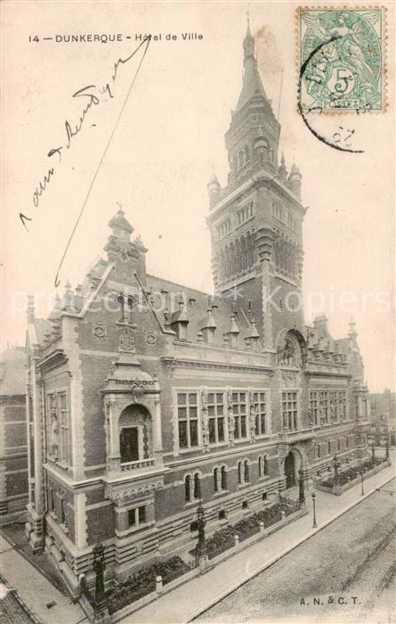 Dunkerque Duenkirchen Hotel de Ville