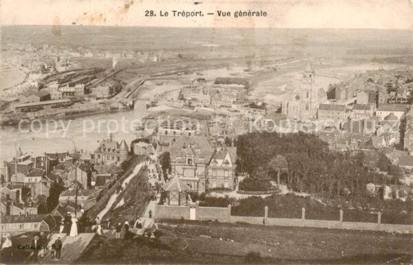 Le Treport 76 Vue generale aerienne