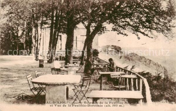 Val-d Ajol Le 88 Vosges Terrasse de la Feuillee Nouvelle et Vue