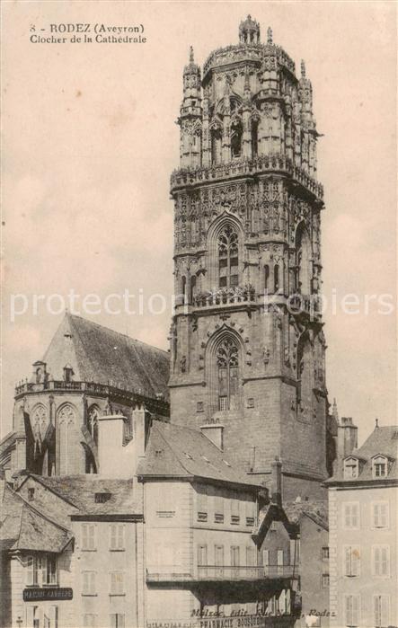 Rodez 12 Aveyron Clocher de la Cathedrale