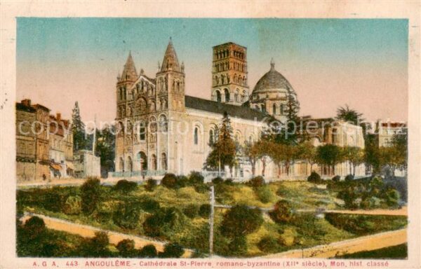 Angouleme 16 Charente Cathedrale St Pierre romano byzantine