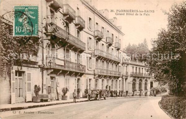 Plombieres-les-Bains Vosges Grand Hotel de la Paix