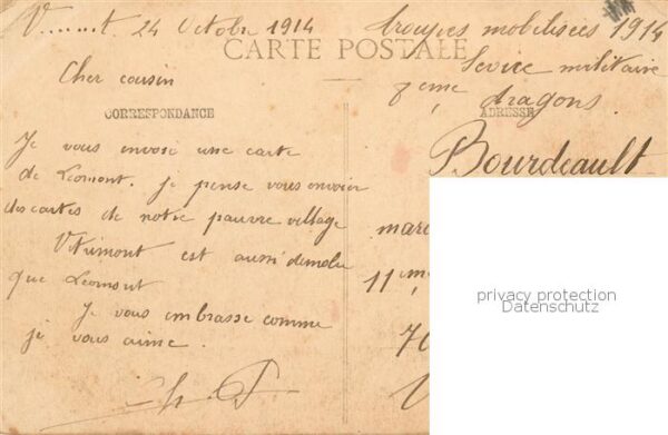 Luneville 54 Meurthe-et-Moselle La Ferme de Leomont apres le bombardeme – Bild 2