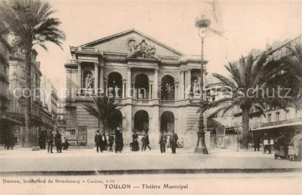 Toulon -sur-Mer 83 Var Theatre Municipal