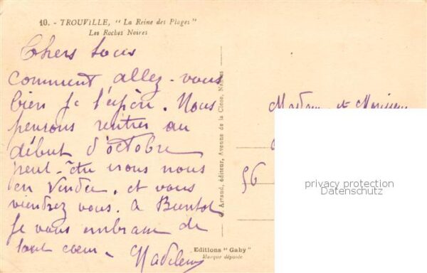 Trouville-sur-Mer La Reine des Plages Les Roches Neires – Bild 2