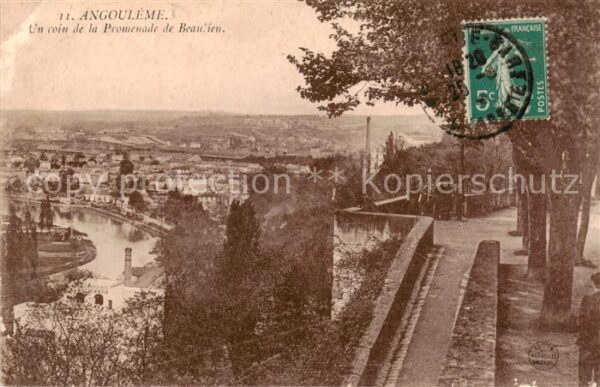 Angouleme 16 Charente Un coin de la Promenade de Beaulieu
