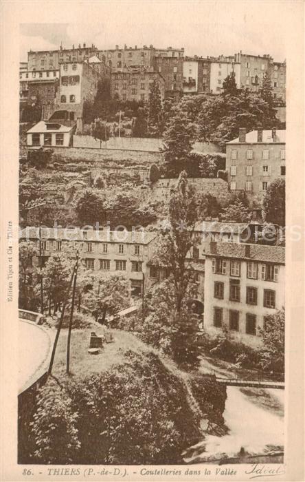 Thiers 63 Puy-de-Dome Coutelleries dans la Vallee