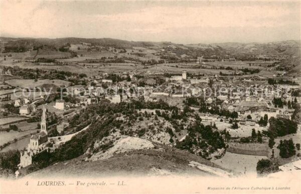 Lourdes 65 Vue generale aerienne
