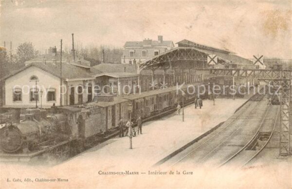 Chalons-sur-Marne 51 Interieur de la Gare