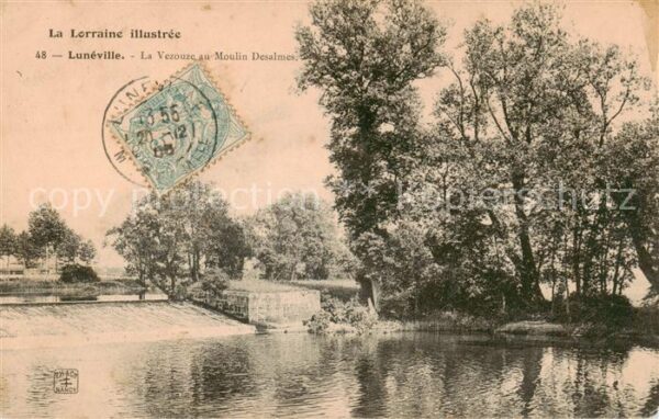 Luneville 54 Meurthe-et-Moselle La Vezouze au Moulin Desalmes