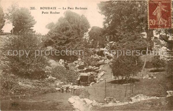 Roubaix 59 Nord Le Parc Barbieux Petit Rocher