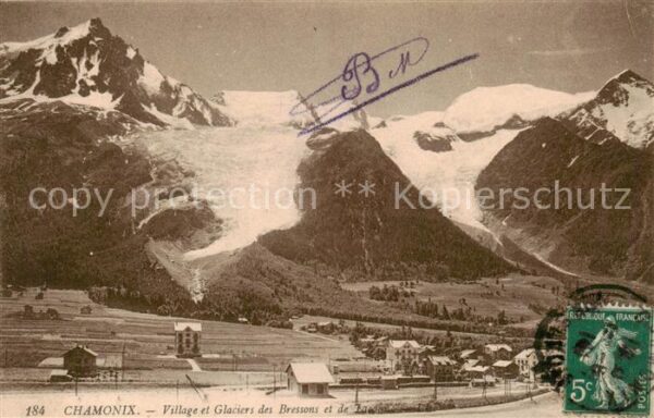 Chamonix 74 Haute-Savoie Village et Glaciers des Bressons