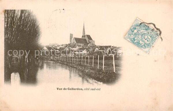 Gallardon 28 Vue de Gallardon cote sud est