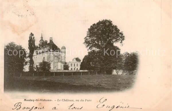 Meslay-le-Vidame 28 Eure-et-Loir Le Chateau vu du Parc