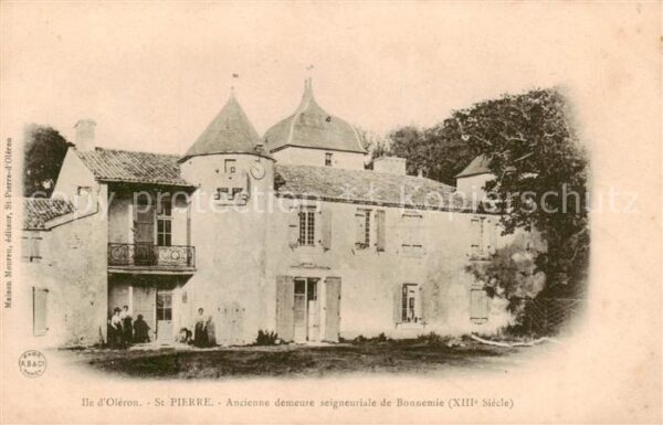 St Pierre  d Oleron 17 Charente-Maritime Ancienne demeure seigneuriale de Bonnem