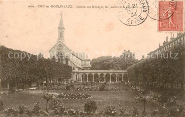 Issy-les-Moulineaux Maison des Menages les jardins et la Ch