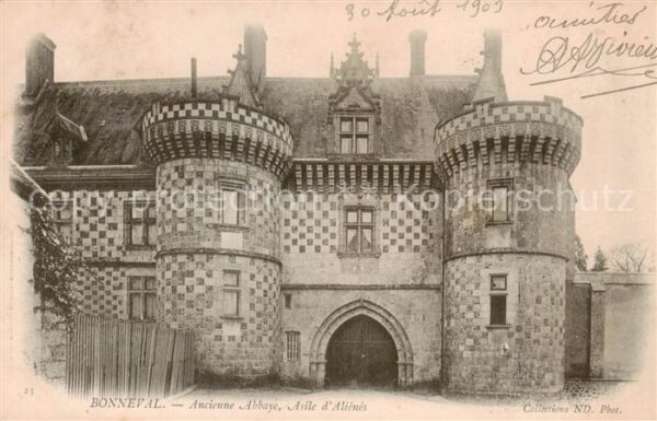 Bonneval 28 d Eure-et-Loir Ancienne Abbaye Asile d_Alienes