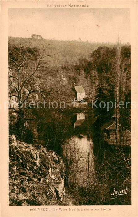 Rouvrou 61 Menil-Hubert-sur-Orne Le Vieux Moulin a tan et ses Roches