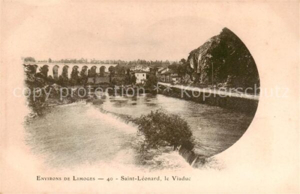 Saint-Leonard Limoges 87 Haute-Vienne Viaduc