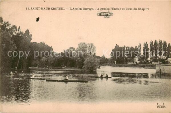Saint-Maur Creteil Ancien barrage a gauche l entrée du bra