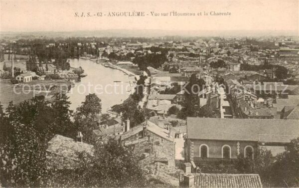 Angouleme 16 Charente Vue sur l Houmeau et la Charente