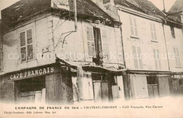 Chateau-Thierry 02 Cafe Francais Rue Carnot