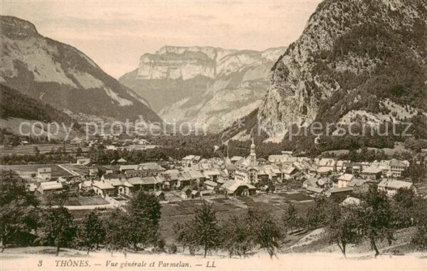Thones 74 Haute-Savoie Vue Generale et Parmelan