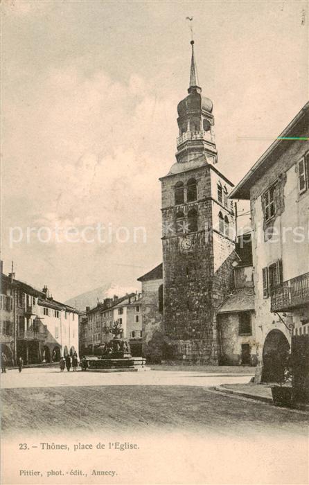 Thones 74 Haute-Savoie Place de l Eglise