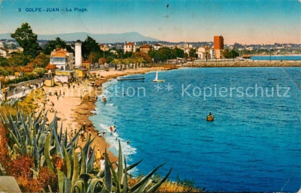 Juan-les-Pins Antibes 06 Vue panoramique de la plage