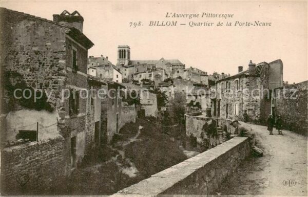 Billom 63 Puy-de-Dome Quartier de la Porte Neuve