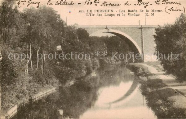 Le Perreux-sur-Marne 94 Les bords de la Marne Ile des Loups et