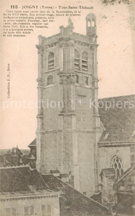Joigny 89 Yonne Tour Saint Thibault