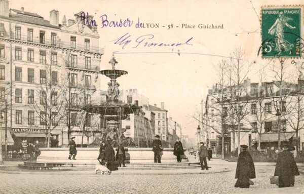 Lyon France Place Guichard
