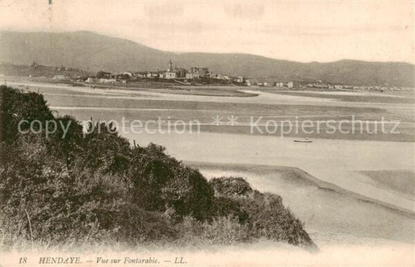 Hendaye 64 Vue sur Fontarabie
