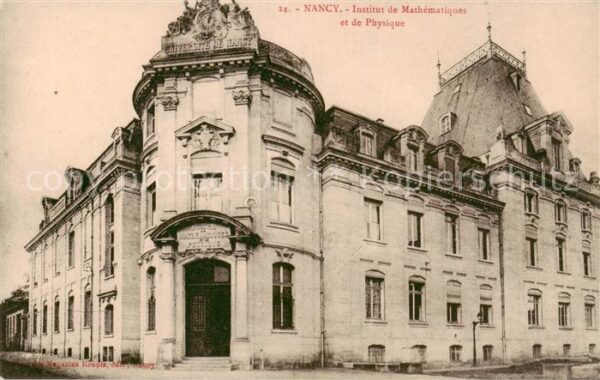 Nancy 54 Institut de Mathematiques et de Physiqu