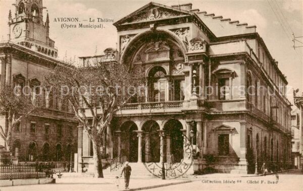 Avignon 84 Vaucluse Le Theatre Opera Municipal