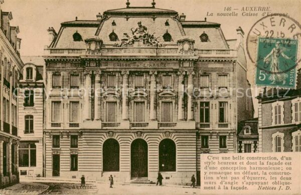 Auxerre 89 La nouvelle Caisse d_Epargne