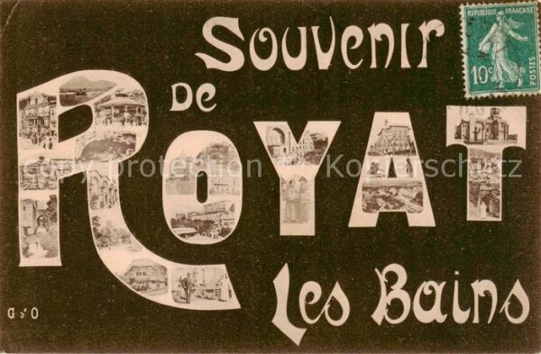 Royat 63-les-Bains Vue partielle