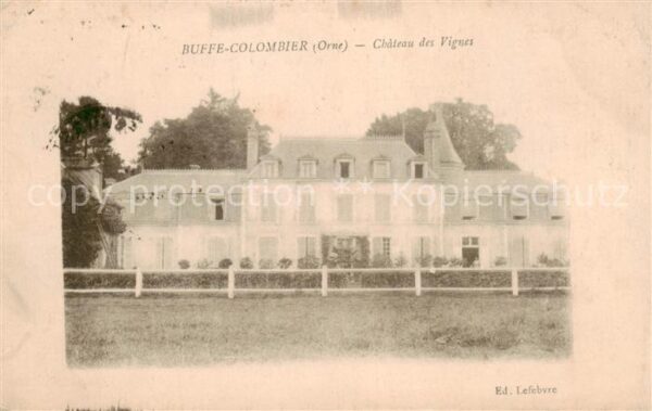 Buffe-Colombiers 61 Orne Chateau des Vignes