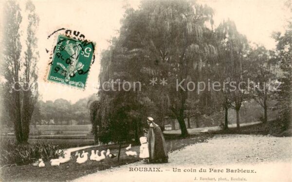 Roubaix 59 Nord Un coin du Parc Barbieux