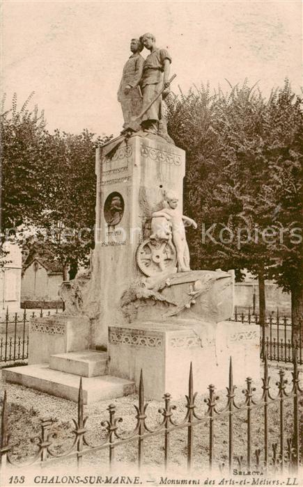 Chalons-sur-Marne 51 Monument des Arts et Metiers