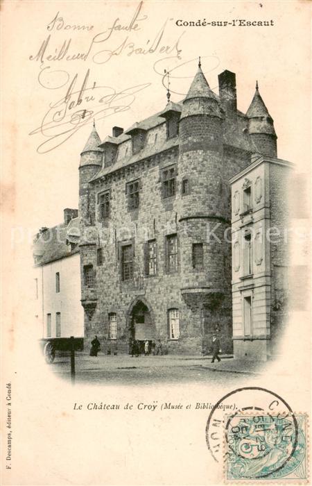 Conde-sur-l Escaut 59 Nord Le Chateau de Croy