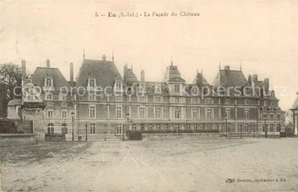 Eu 76 La Facade du Chateau