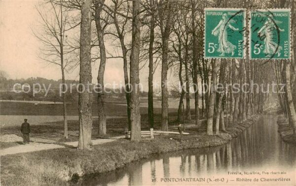 Pontchartrain Jouars 78 Riviere de Chennevieres