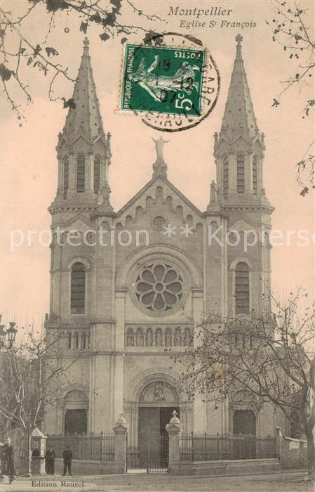 Montpellier Herault Eglise St Francois
