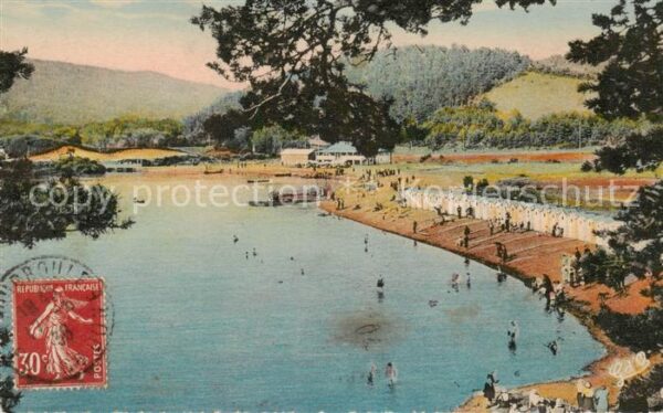 Lac Chambon 63 Puy-de-Dome La Plage