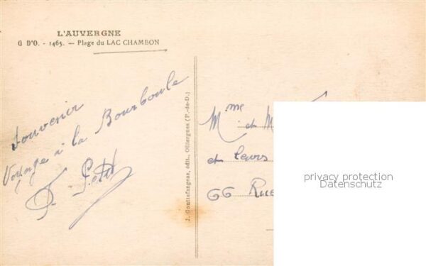 Lac Chambon 63 Puy-de-Dome La Plage – Bild 2