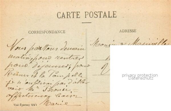 Epernay 51 Marne Bombardee Rue Chocatelle WK1 – Bild 2