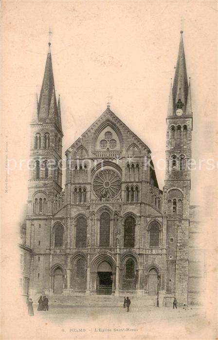 Reims 51 Eglise Saint Remi